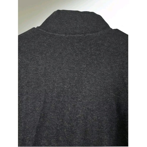 Polo‎ Ralph Lauren Estate Rib 1/4 Zip Dark Grey Sweater Men's Size XL New - Picture 4 of 5